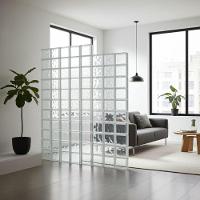 Tijolo De Vidro 19 X 19 X 8 Cm Lapidado Translúcido 06 Unidades Tradestar - 6