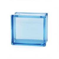 Tijolo De Vidro 19 X 19 X 8 Cm Direct Furo Azul 06 Unidades Tradestar - 2