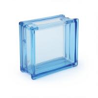 Tijolo De Vidro 19 X 19 X 8 Cm Direct Furo Azul 06 Unidades Tradestar - 3