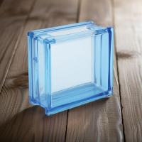 Tijolo De Vidro 19 X 19 X 8 Cm Direct Furo Azul 06 Unidades Tradestar - 5