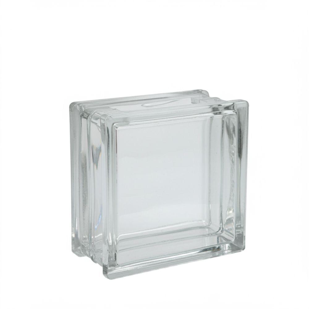 Tijolo De Vidro 19 X 19 X 8 Cm Estrela Dupla Translúcido 06 Unidades Tradestar - 3