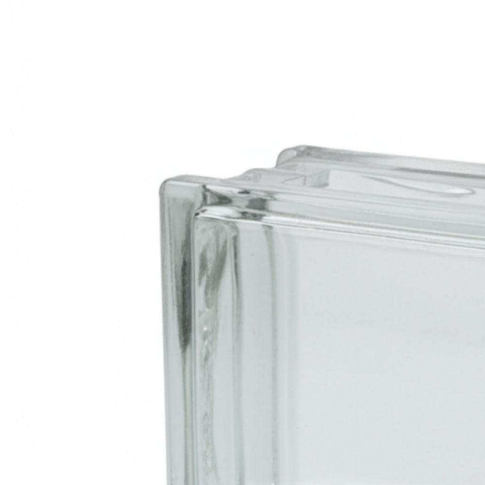 Tijolo De Vidro 19 X 19 X 8 Cm Estrela Dupla Translúcido 06 Unidades Tradestar - 4