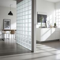 Tijolo De Vidro 19 X 19 X 8 Cm Estrela Dupla Translúcido 06 Unidades Tradestar - 5