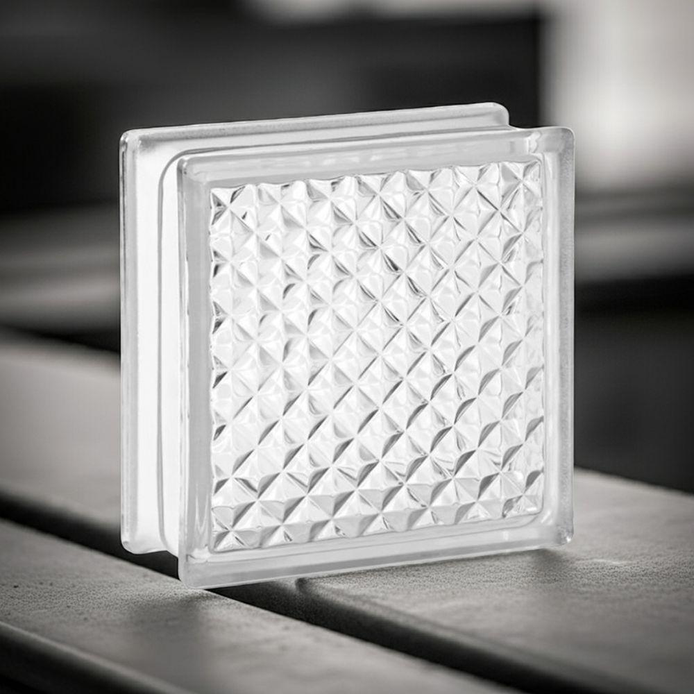 Tijolo De Vidro 19 X 19 X 8 Cm Inca Translúcido 10 Unidades Tradestar - 5