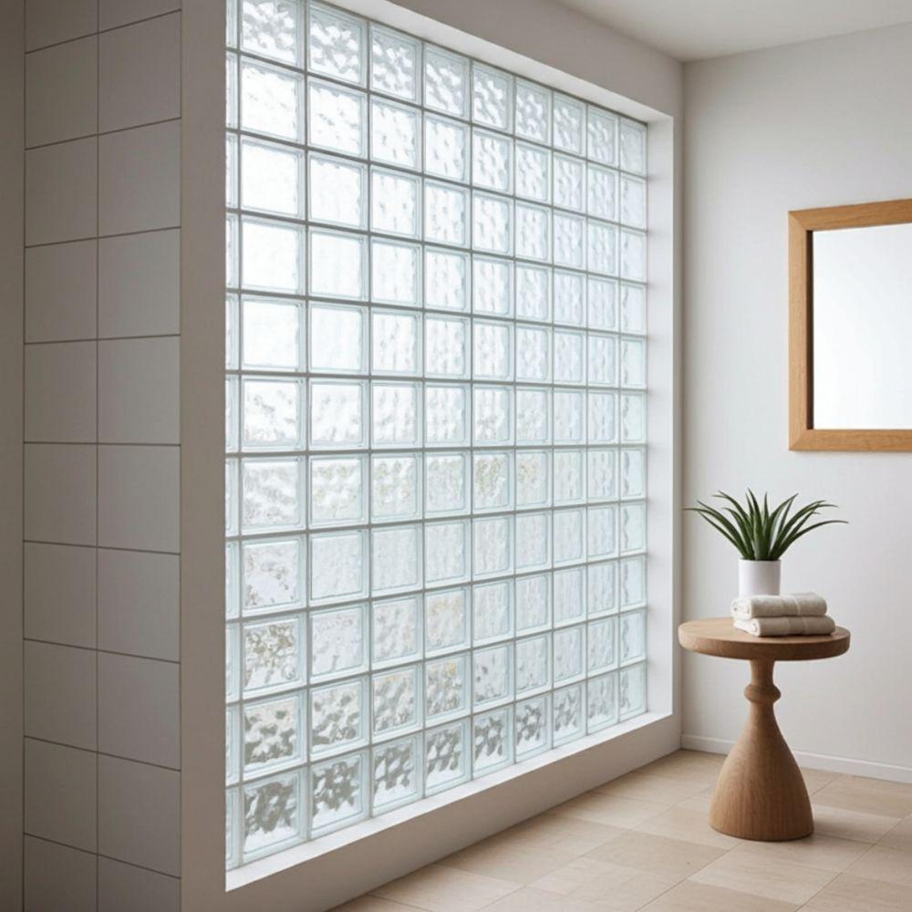 Tijolo De Vidro 19 X 19 X 8 Cm Inca Translúcido 10 Unidades Tradestar - 6