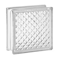 Tijolo De Vidro 19 X 19 X 8 Cm Inca Translúcido 10 Unidades Tradestar - 1