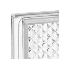Tijolo De Vidro 19 X 19 X 8 Cm Inca Translúcido 10 Unidades Tradestar