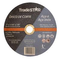 Disco De Corte 180 X 1,6mm Furo 22,23mm Aço E Inox Tradestar - 10