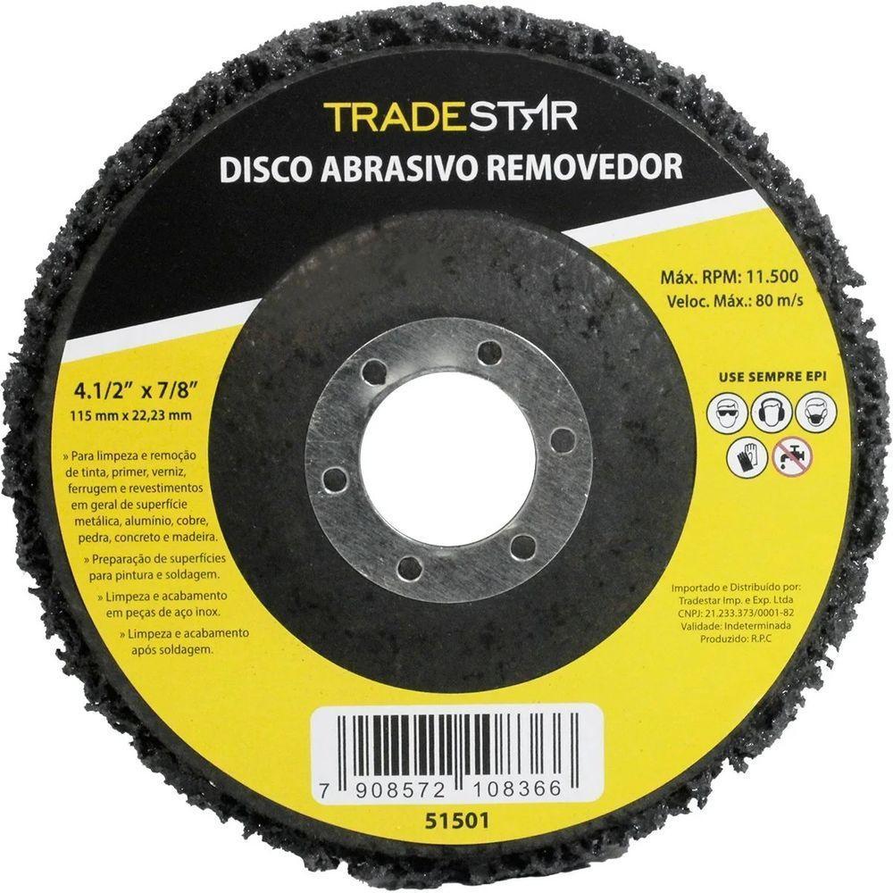 Disco Abrasivo Removedor 115 X 22,23 Mm Tradestar - 1