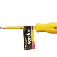 Chave Fenda 1-4x5 Cromo Vanádio Haste Isolada 1000v Vonder