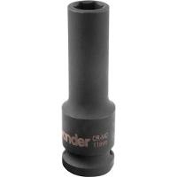 Soquete Sextavado De Impacto Longo Encaixe 1-2" 11mm Vonder - 2