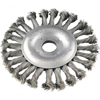 Escova Circular Torcida 6x1-2 Furo 7-8 Aço Carbono Polido