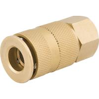 Engate Rápido Fêmea 1-4" Npt Latão Esfera Vonder - 1