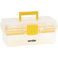 Caixa Plástica Ferramentas Baú 300x160x140mm Bandej Vonder - 3