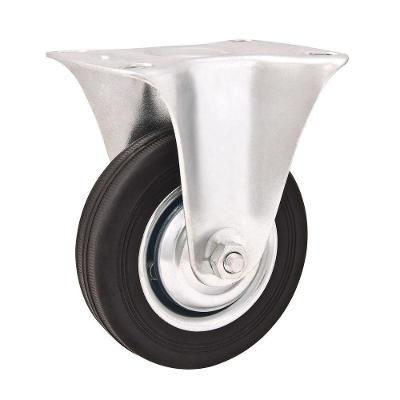 Rodizio Fixo 6" Leve 130kg Núcleo Chapa Borr. Preta Vonder