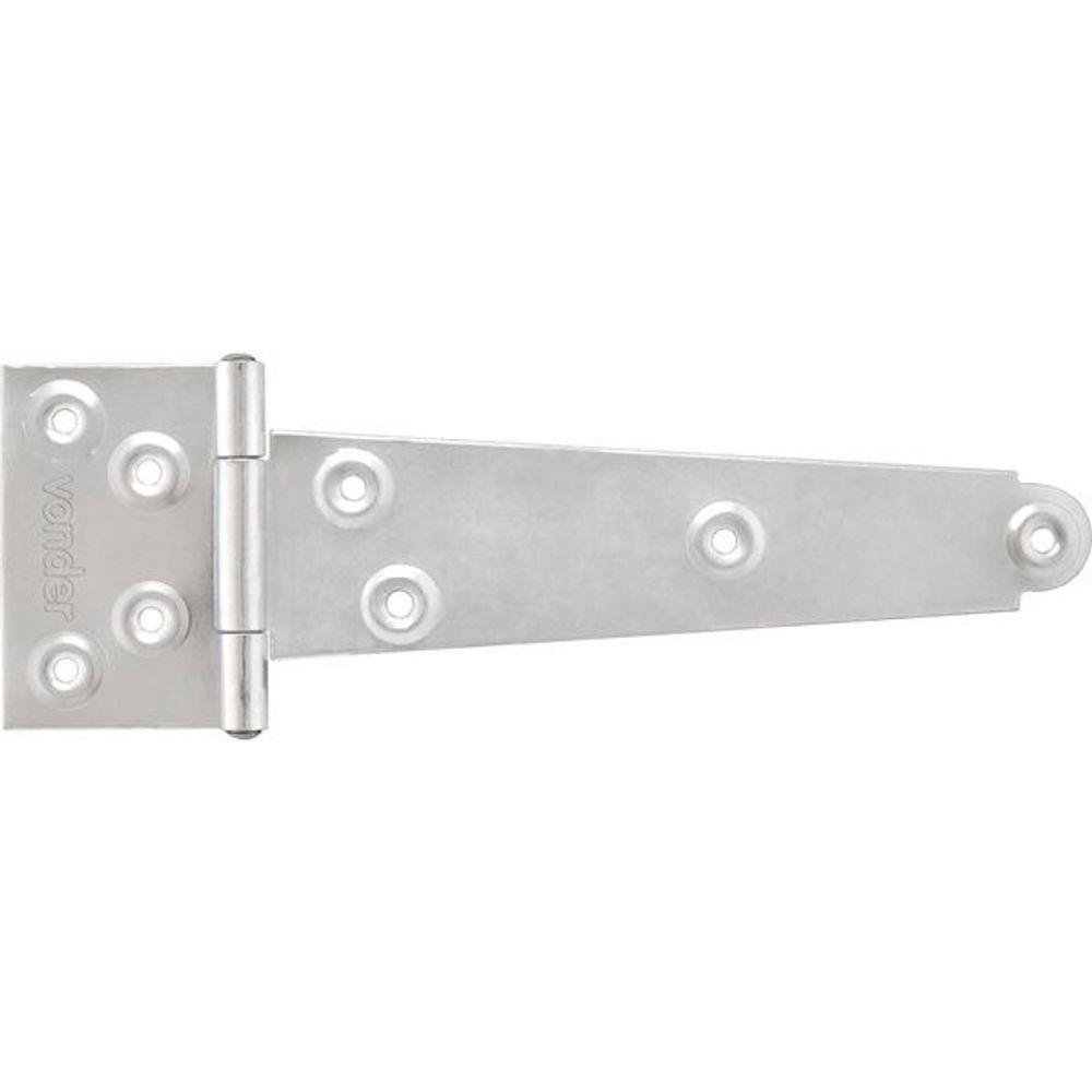 Dobradiça Leme Lisa 6" Aço Carbono Zincado Vonder - 1