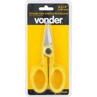 Tesoura Para Cabista 5.1-2" Aço Inox Cabo Plástico - Vonder