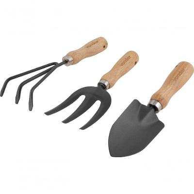 Conjunto Para Jardim 3pc Cabo Madeira Vonder