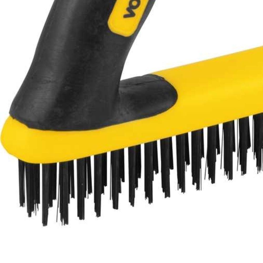 Escova Manual Aço 5 Fileiras Cabo Ergonômico Vonder - 3