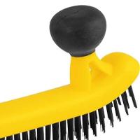 Escova Manual Aço 5 Fileiras Cabo Ergonômico Vonder