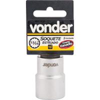 Soquete Estriado Enc 1-2" 13mm Curto Vanád. Vonder - 2