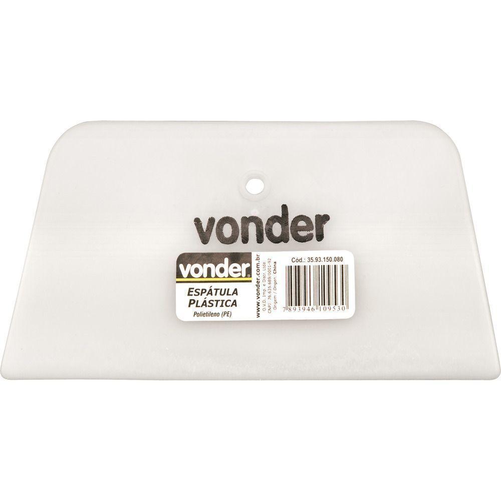 Espátula Plástica 150x80mm Para Massa Vonder - 2