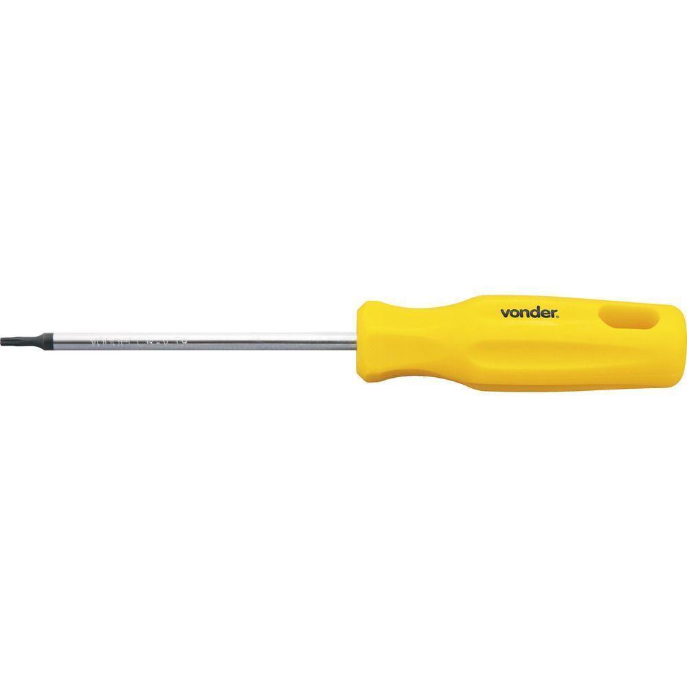Chave Torx T-9 Com Cabo Reto Cromo Vanádio - Vonder - 2