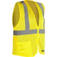 Colete Refletivo Bolso Amarelo Ziper Cv104 Vonder - 1