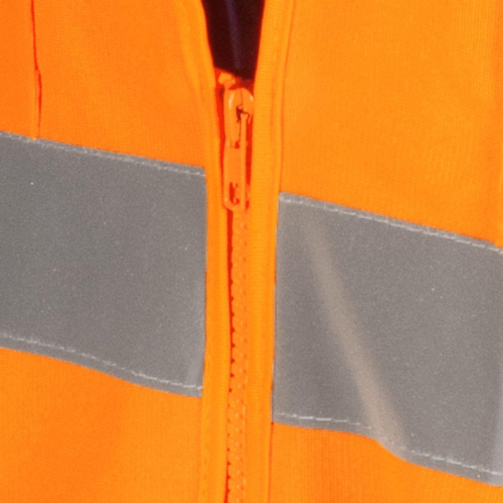 Colete Refletivo Bolso Laranja Ziper Cv109 Vonder - 3