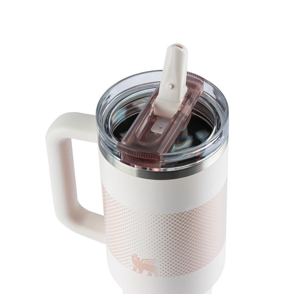 Copo Com Canudo Stanley Quencher Protour 1.18l Anti Vazamento Rose Quartz - 2