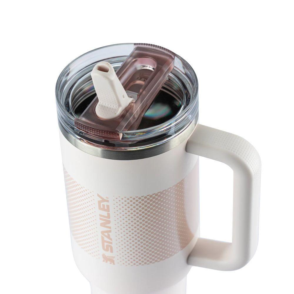Copo Com Canudo Stanley Quencher Protour 1.18l Anti Vazamento Rose Quartz - 3