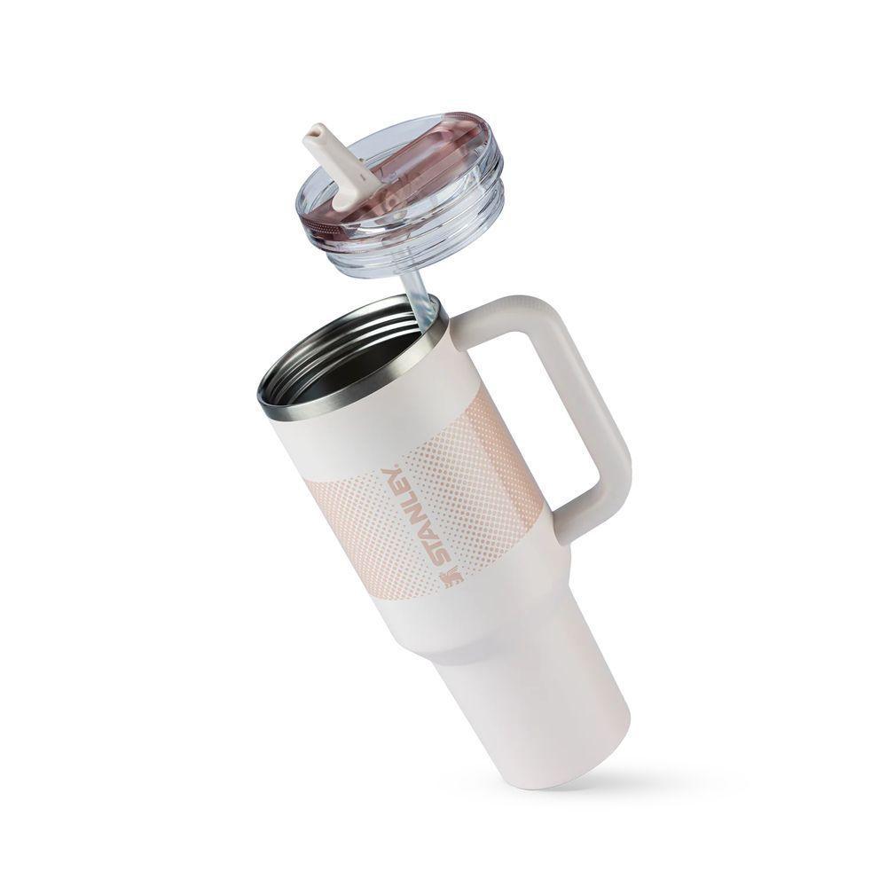Copo Com Canudo Stanley Quencher Protour 1.18l Anti Vazamento Rose Quartz - 4