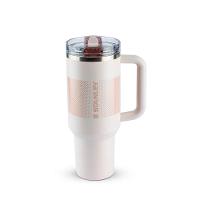 Copo Com Canudo Stanley Quencher Protour 1.18l Anti Vazamento Rose Quartz - 1