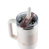 Copo Com Canudo Stanley Quencher Protour 1.18l Anti Vazamento Rose Quartz - 2