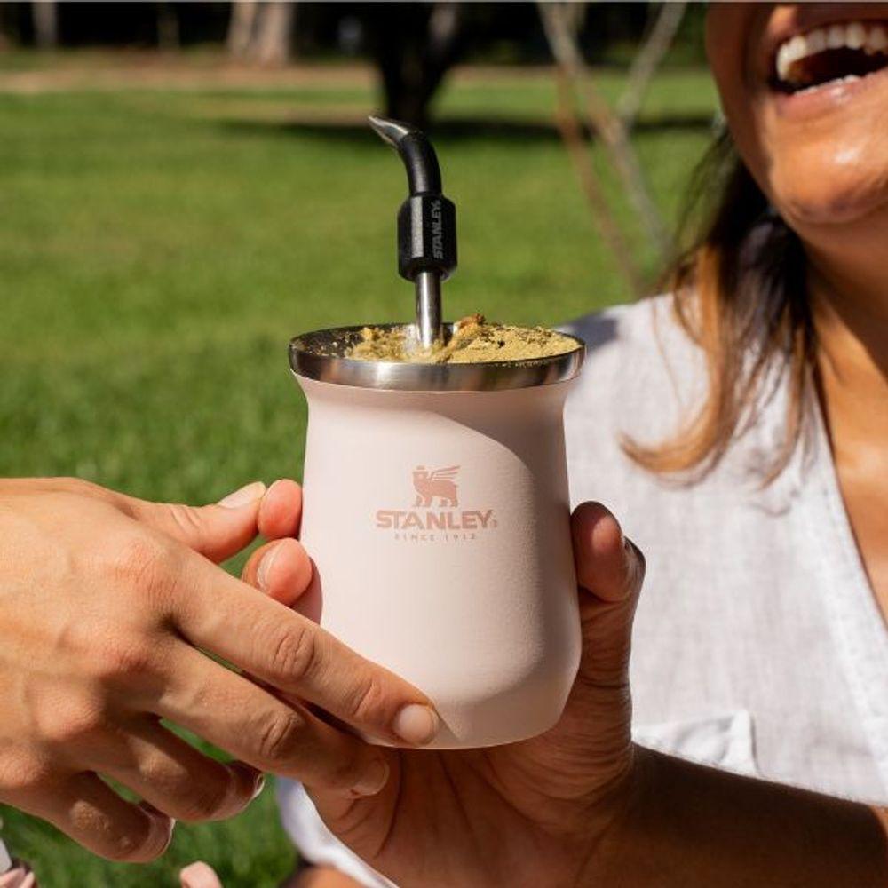 Cuia Térmica Stanley Matte Chimarrão 236ml Rose Quartz - 3