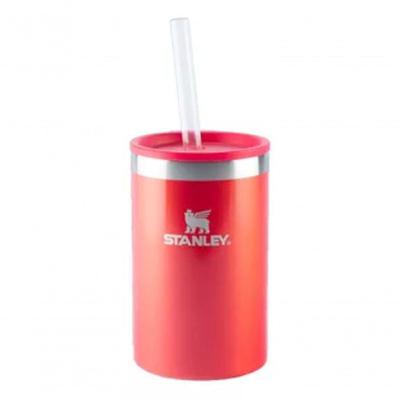 Can Cooler Porta Lata Com Canudo Stanley 296ml Apple Shimmer