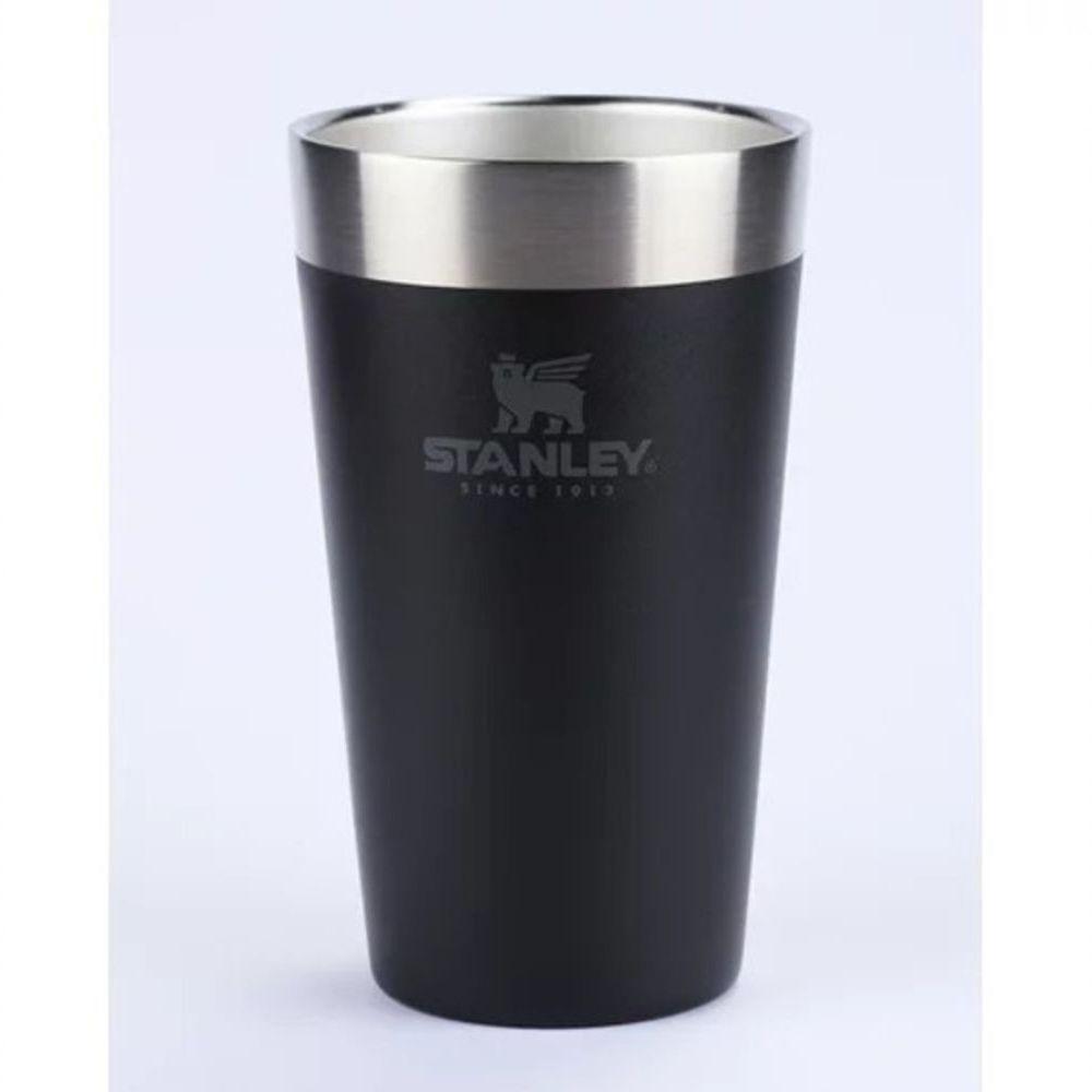 Copo Sem Tampa Cerveja Chopp 473ml Stanley Matte Black - 1