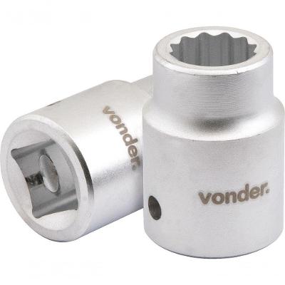 Soquete Estriado Enc 3-4" 24mm Curto Vanád. Vonder