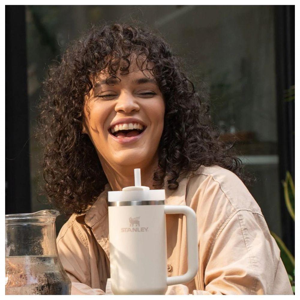 Copo Com Canudo Stanley Quencher 1.18l Cream - 6