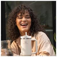 Copo Com Canudo Stanley Quencher 1.18l Cream - 6