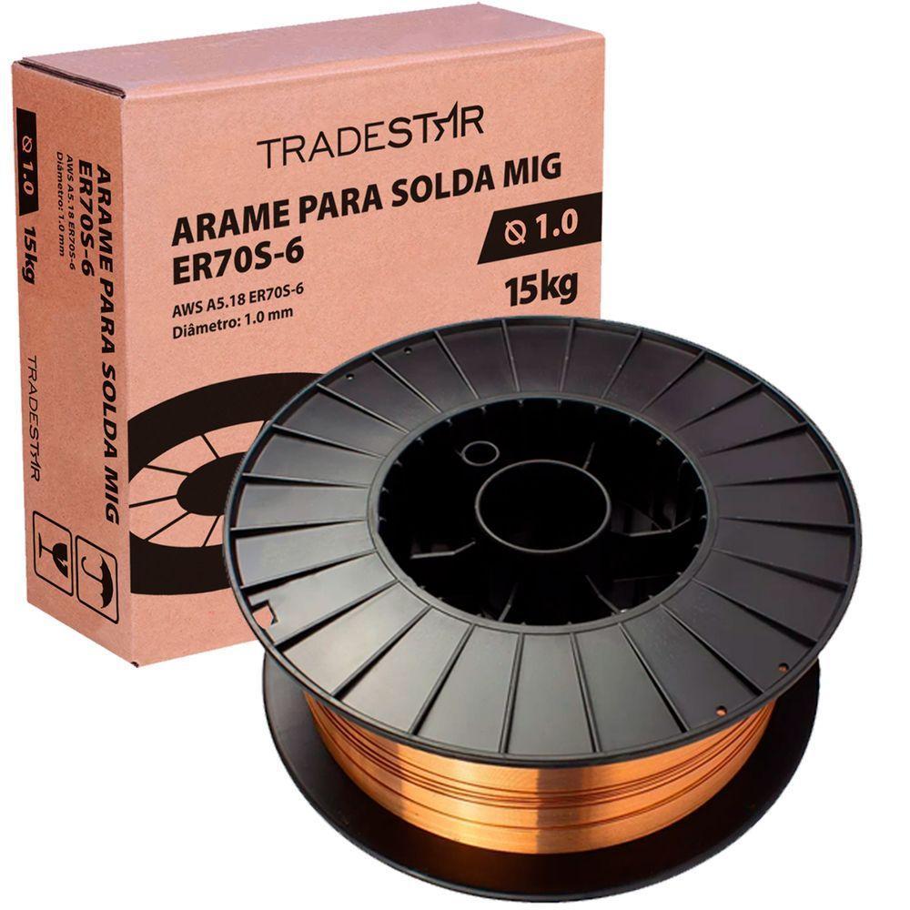 Arame Solda Mig Er70s-6 Gás 1,0 Mm 15 Kg Tradestar - 4