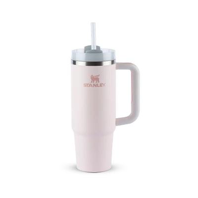 Copo Com Canudo Stanley Quencher 1.18l Rose Quartz