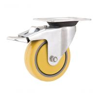 Rodizio Giratório Freio 3'' 50kg Pvc Poliuretano Vonder - 1