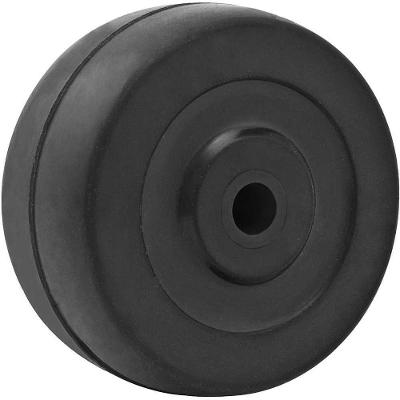 Roda Borracha 2 Leve 25kg Eixo Bucha 6mm Vonder