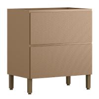 Balcão Sem Tampo Art 80 Cm 1 Porta 1 Gaveta Kit's Paraná Cor:vanilla - 1