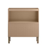 Balcão Sem Tampo Art 80 Cm 1 Porta 1 Gaveta Kit's Paraná Cor:vanilla - 3