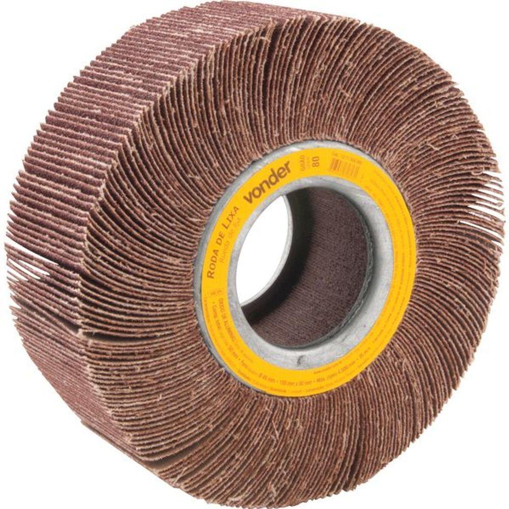 Roda De Lixa 150x50mm Sem Haste G80 Vonder - 1
