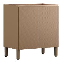 Balcão Sem Tampo Art 80 Cm 2 Portas Kit's Paraná Cor:vanilla - 1