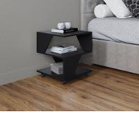 Mesa De Centro Decorativa Com Rodizio P/ Sala De Estar E Qua Preto - 3