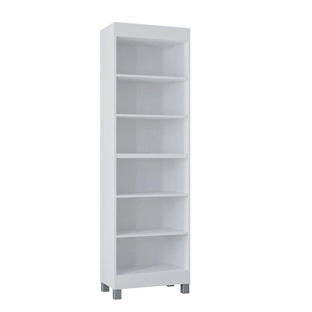 Estante Livreiro Versati Moderna Resistente E Prática Branco - 1